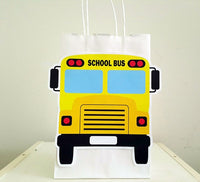 School Bus Goody Bags, School Bus Favor Bags, School Bus Party Bags, Back to School Goody Bags, Back to School Favor Bags, Back to School