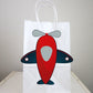 Airplane Goody Bags, Airplane Favor Bags, Plane Goody Bags, Plane Favor Bags, Red Blue Stars