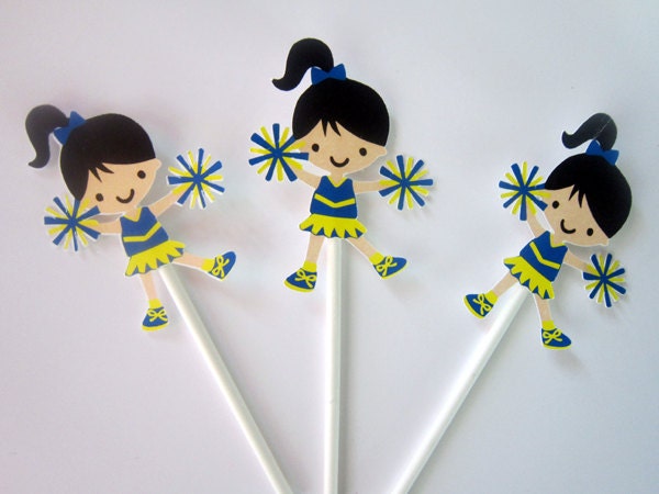 Cheerleader Goody Bags, Cheerleader Favor Bags, Cheerleader Gift Bags, Cheerleading Goody Bags