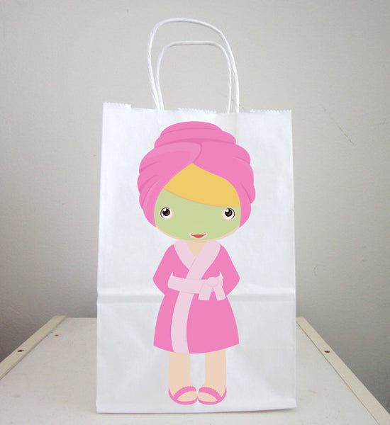 Spa Goody Bags, Spa Favor Bags, Spa Party Bags, Spa Birthday - 1301818245A
