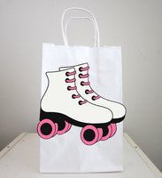 Roller Skate Goody Bags, Roller Skate Favor Bag, Roller Skate Gift Bags - Two Roller Skates