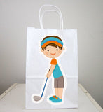 Golfing Goody Bags, Golfing Party Favor Bags, Golfing Gift Bags, Golf Goodie Bags, Golf Goody Bags