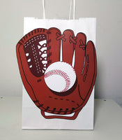 Baseball Cupcake Toppers, Baseball Glove Cupcake Toppers, Baseball Mitt Cupcake Toppers