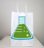 Mad Scientist Goody Bags, Mad Scientist Favor Bags, Mad Scientist Gift Bags, Mad Scientist Birthday