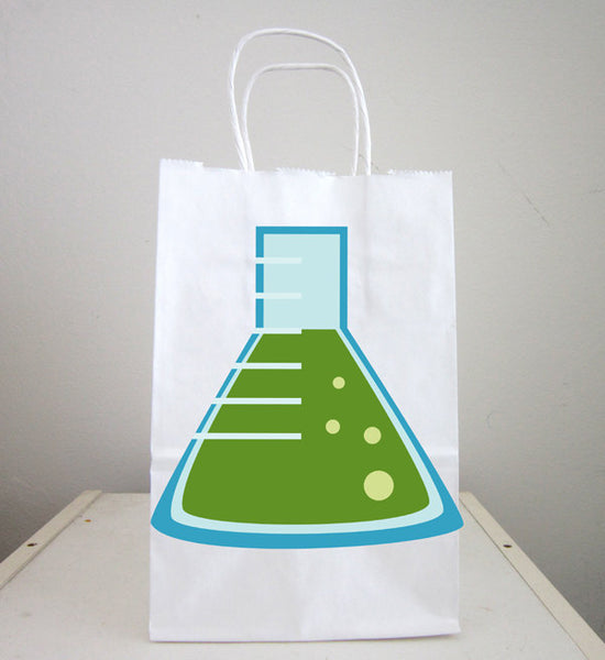 Mad Scientist Goody Bags, Mad Scientist Favor Bags, Mad Scientist Gift Bags, Mad Scientist Birthday
