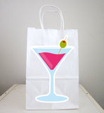 Bachelorette Party Goody Bags, Bachelorette Party Favor Bags, Bachelorette Gift Bags, Martini Goody Bags
