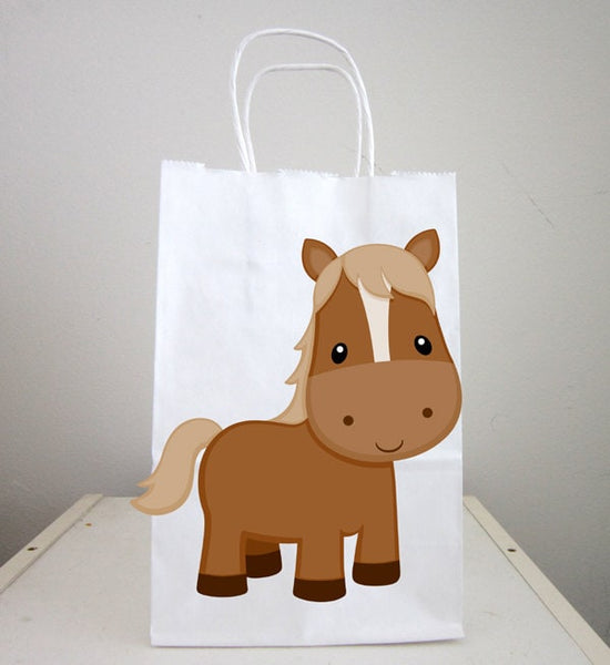 Horse Goody Bags, Horse Favor Bags, Horse Gift Bags, Horse Goody Bags, Pony Goody Bags, Farm Animal Goody Bags - Farm Birthday Party