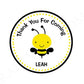 Bee Cupcake Toppers, Bumble Bee Cupcake Toppers