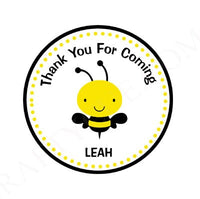 Bee Cupcake Toppers, Bumble Bee Cupcake Toppers
