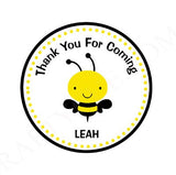 Bee Cupcake Toppers, Bumble Bee Cupcake Toppers