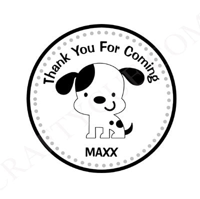 Dog Cupcake Toppers, Puppy Cupcake Toppers, Dalmatian Cupcake Toppers (7317304A)