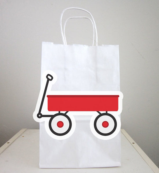 Wagon Goody Bags, Wagon Favor Bags, Wagon Birthday Party Bags - Wagon Baby Shower