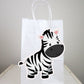 Zebra Goody Bags, Zebra Favor Bags, Zebra Gift Bags, Zebra Bag Goodie Bags