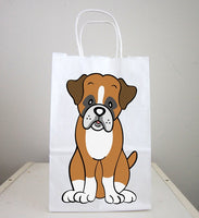 Puppy Goody Bags, Dog Goody Bags, Puppy Favor Bags, Dog Favor Bags - Boxer Goody Bags