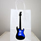Guitar Goody Bags, Guitar Favor Bags, Guitar Gift Bags, Guitar Goodie Bags, Rock Star Goody Bags - Blue Guitar, Boy Guitar