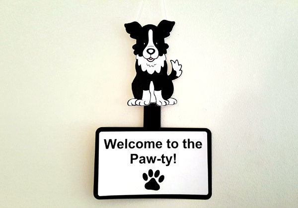 Border Collies Goody Bags, Puppy Goody Bags, Dog Goody Bags, Dog House Goody Bags, Puppy Favor Bags, Dog Favor Bags