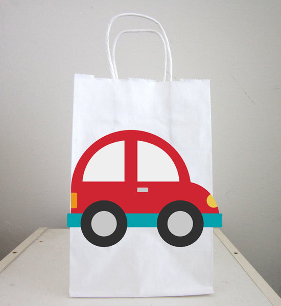 Car Goody Bags, Car Favor Bags, Car Gift Bags, Car Birthday, Car Party Bags