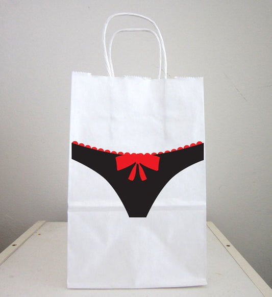 Bachelorette Party Goody Bags, Bachelorette Party Favor Bag, Bachelorette Gift Bag, Lingerie Party Goody Bag, Bridal Shower Goody Bag, Panty