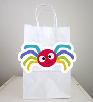 Cute Spider Goody Bags, Spider Favor Bags, Spider Party Bags, Spider Favors