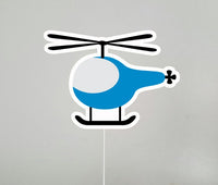 Helicopter Cupcake Toppers