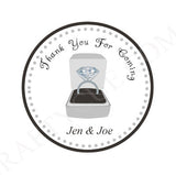 Diamond Ring Goody Bags, Diamond Ring Favor Bags, Engagement Party Favors