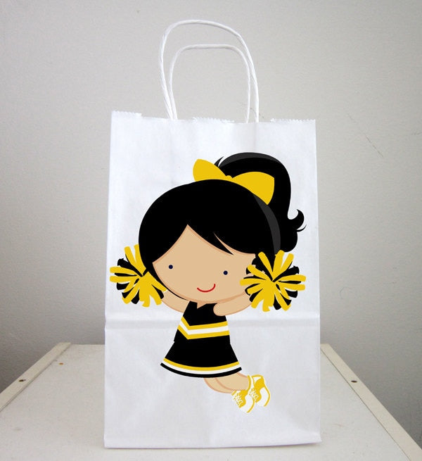 Cheerleading Goody Bags, Cheerleading Favor Bags, Cheerleader Goody Bags, Cheer Party Bags, Cheerleading Goody Bags