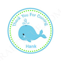 Whale Cupcake Toppers - Fish Cupcake Toppers - Under The Sea Cupcake Toppers
