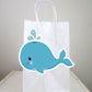 Whale Goody Bags, Whale Favor Bags, Whale Party Bags, Under the Sea Goody Bags - Under the Sea, Ocean Party