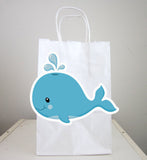 Whale Goody Bags, Whale Favor Bags, Whale Party Bags, Under the Sea Goody Bags - Under the Sea, Ocean Party