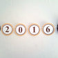 Clock Cupcake Toppers - Antique Clock Cupcake Toppers - New Years Eve Clock Cupcake Toppers