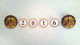 Clock Cupcake Toppers - Antique Clock Cupcake Toppers - New Years Eve Clock Cupcake Toppers