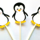 Penguin Cupcake Toppers, Winter ONEderland Cupcake Toppers, Penguin Birthday Cupcake Toppers 224201055A