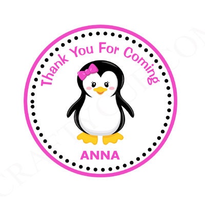 Penguin Cupcake Toppers, Winter ONEderland Cupcake Toppers, Penguin Birthday Cupcake Toppers - 82616443P