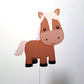 Horse Cupcake Toppers, Pony Cupcake Toppers