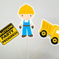 Dump Truck Cupcake Toppers, Construction Party Cupcake Toppers - Item# 0713161120PM