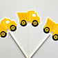 Dump Truck Cupcake Toppers, Construction Party Cupcake Toppers - Item# 0713161120PM