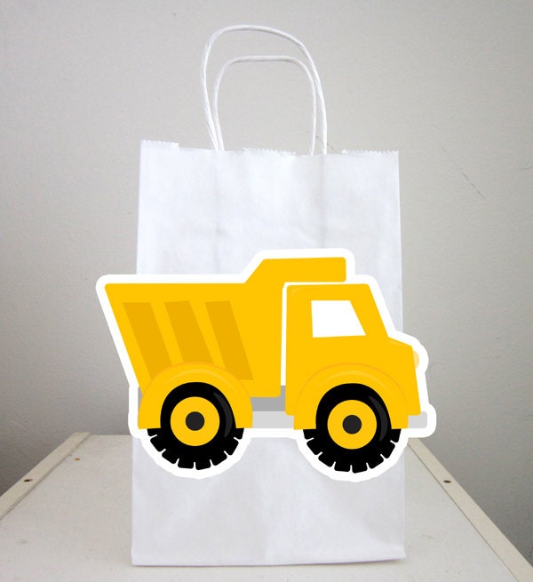 Dump Truck Cupcake Toppers, Construction Party Cupcake Toppers - Item# 0713161120PM