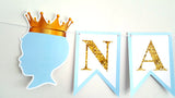 Prince Baby Shower Cupcake Toppers - Royal Prince Cupcake Toppers