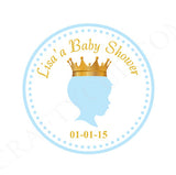 Prince Baby Shower Cupcake Toppers - Royal Prince Cupcake Toppers