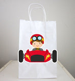 Race Car Goody Bags, Race Car Favor Bags, Race Car Party Bags, Race Car Party Bags, Race Car Birthday