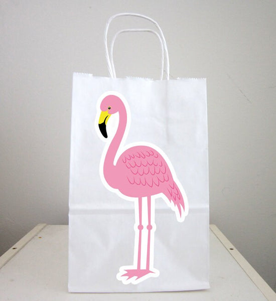 Flamingo Goody Bags,  Flamingo Favor Bags, Flamingo Gift Bags, Flamingo Birthday Favors