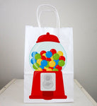 Bubble Gum Machine Goody Bags, Gumball Machine, Candy Goody Bags, Candy Favor Bags, Candy Gift Bags, Bubble Gum Machine Favor, Sweet Sixteen