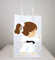 Karate Goody Bags, Karate Girl Goody Bags, Karate Girl Favor Bags, Karate Girl Party Bags, Karate Goodie Bags (93017129P)