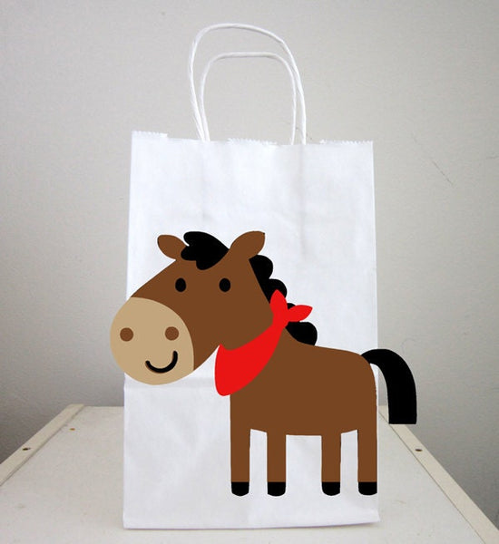 Horse Goody Bags, Horse Favor Bags, Horse Gift Bags, Horse Goody Bags, Pony Goody Bags, Farm Animal Goody Bags - Farm Birthday Party