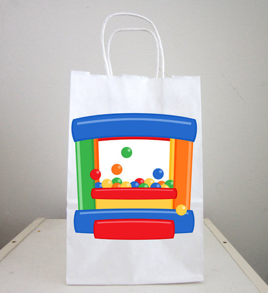 Bounce Party Goody Bags, Bounce Party Favor Bags, Bounce Party Gift Bags, Ball Pit, Jumping