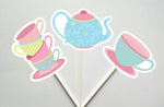 Tea Party Cupcake Toppers