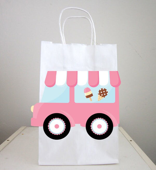 Ice Cream Party Bags, Ice Cream Truck Goody Bags