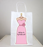 Will You Be My Bridesmaid Gift Bags, Bridesmaid Gift Bags, Wedding Gift Bags, Will You Be My Maid of Honor, Will You Be My Matron of Honor