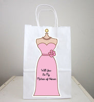 Will You Be My Bridesmaid Gift Bags, Bridesmaid Gift Bags, Wedding Gift Bags, Will You Be My Maid of Honor, Will You Be My Matron of Honor