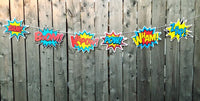 Superhero Goody Bags, Superhero Favor Bags, Superhero Birthday Party Bags, Superhero Burst Bags